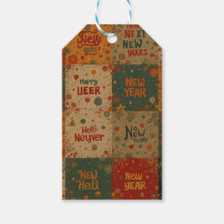 Gift Tag with New Year vibe