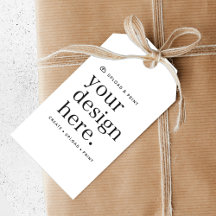 Gift Tag Your Design Upload