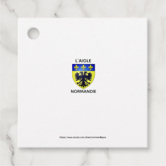 Gift tags - coat of arms of L'Aigle - Normandy