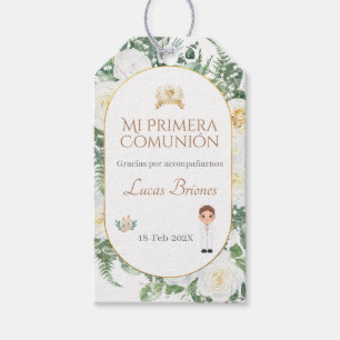 Gift Tags For Boy's First Communion