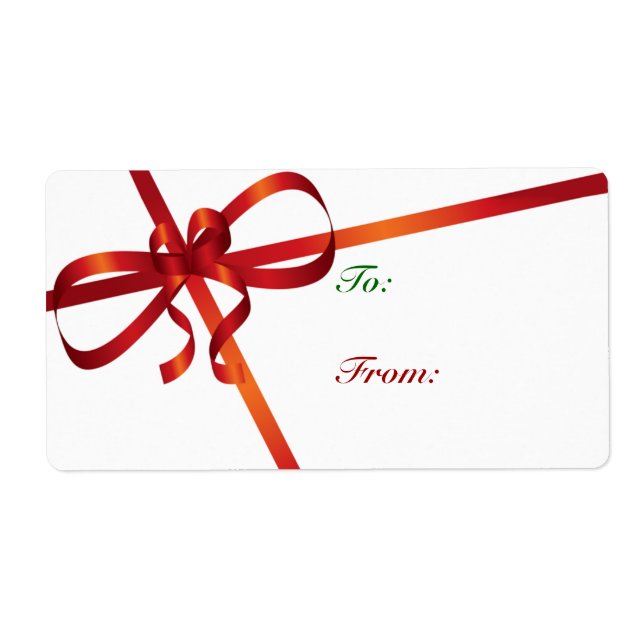 Gift Tags For Christmas Gifts (Front)