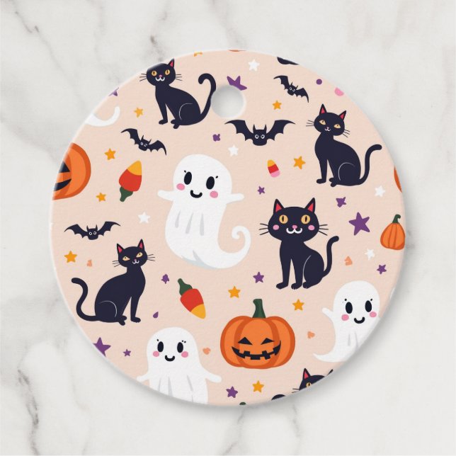 Gift Tags (Halloween pattern) (Front)