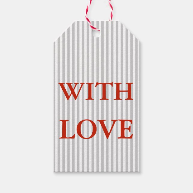 Gift Tags - With Love (Front)