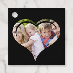 Gift tags with personalised note and photo (Boutiq
