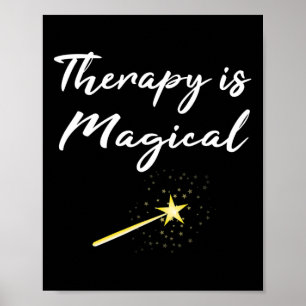 Gift Therapy Is Magical Mental Health Professional Poster