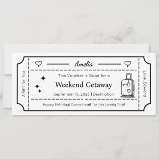 Gift Voucher, Custom Gift Card Ticket