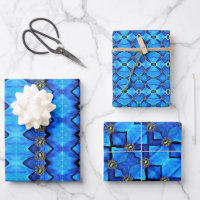 Gift Wrap Blue Himalayan Poppies