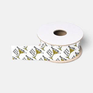 GIFT WRAP RIBBON Dinner! Olives? Medium or Rare? Grosgrain Ribbon