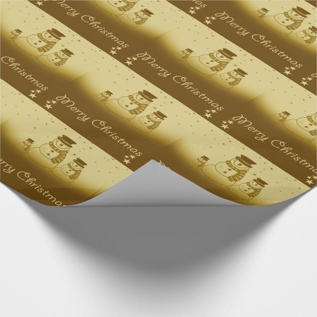 Gift Wrap/Snowman Wrapping Paper (Corner)