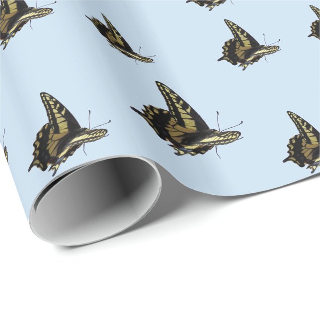 Gift Wrap - Swallowtail Butterflies (Roll Corner)