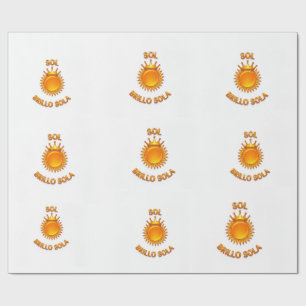 Gift Wrap with Sol Brillo Sola Logo   Wrapping