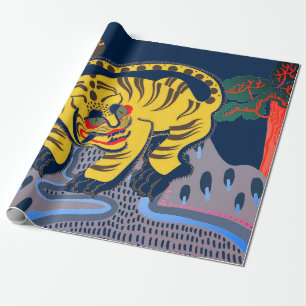 GIFT WRAPPING CHINESE TIGER  PAPER