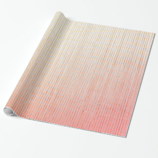 GIFT WRAPPING FADED RED STRIPES PAPER