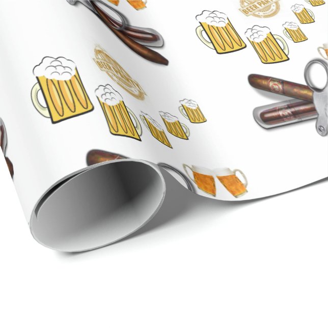 Gift Wrapping Paper Beer Party (Roll Corner)