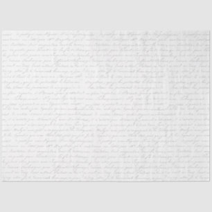 Gift Wrapping Tissue Paper Vintage French Script