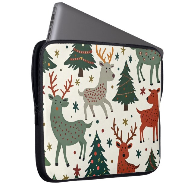 Gift Your Laptop a Christmas Makeover! Laptop Sleeve (Front Right)