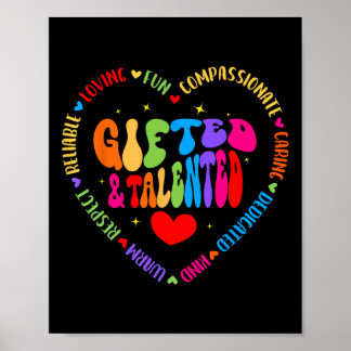 Gifted And Talented Teacher Appreciation Week Ck T Poster