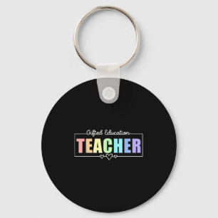 Gifted And Talented Teacher Cool Gifted Education  Key Ring