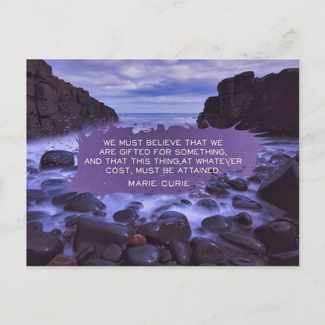 Gifted For Something Postcard (Front)