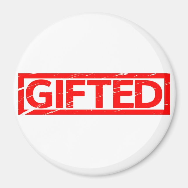 Gifted Stamp Magnet (Front)
