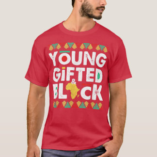 Gifted Young Black Dashiki African Pride History M T-Shirt