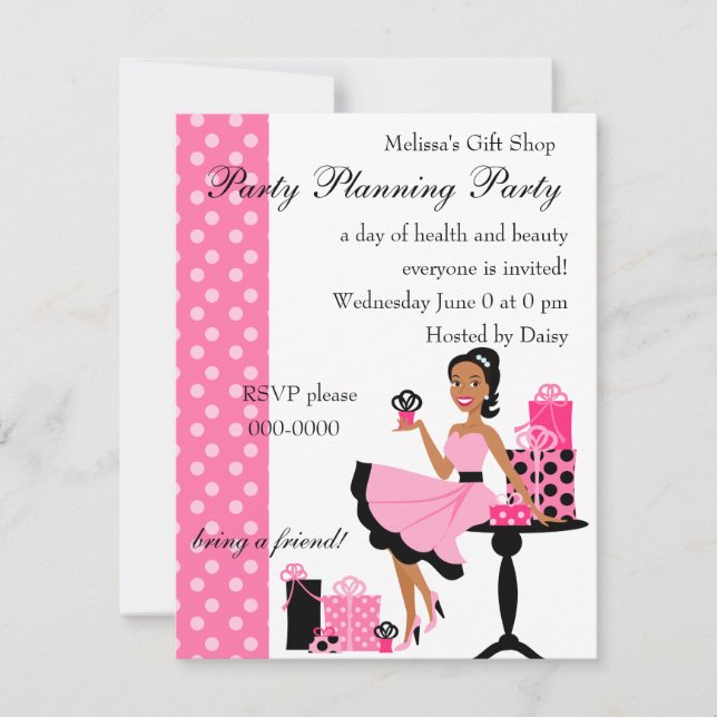 Gifting Table Invitation (Front)