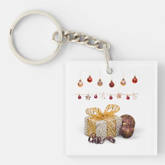 Gifts and Baubles Key Ring (Front)