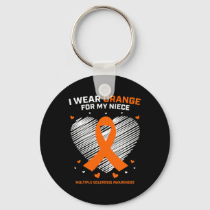Gifts Apparel Clothing Niece Multiple Sclerosis Aw Key Ring