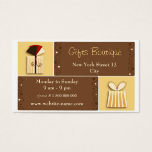 Gifts Boutique Business Card