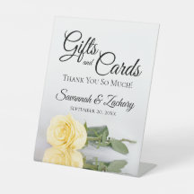 Gifts & Cards Elegant Butter Yellow Rose Thank You
