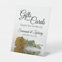 Gifts & Cards Golden Ochre Rose Thank You