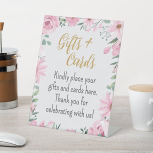 Gifts & Cards Love is in Bloom Pedestal Sign