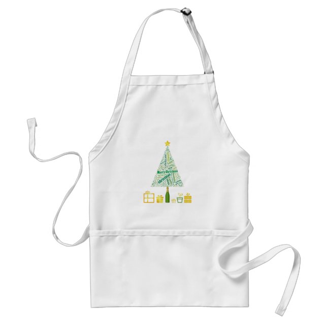 Gifts Christmas tree green Standard Apron (Front)