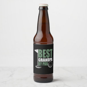 Gifts Dad   Best Grandpa By Far Beer Bottle Label