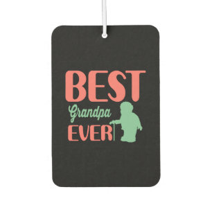 Gifts Dad   Best Grandpa Ever Car Air Freshener