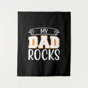 Gifts Dad   My Dad Rocks Tapestry