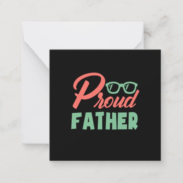 Gifts Dad | Proud Father Card (Front)