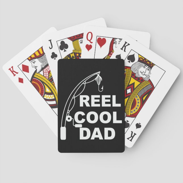 Gifts Dad | Reel Cool Dad Playing Cards (Back)