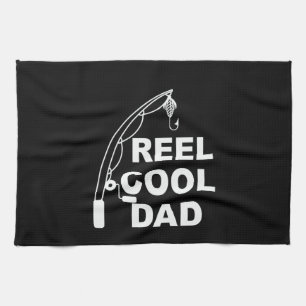 Gifts Dad Reel Cool Dad Tea Towel