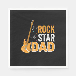 Gifts Dad Rock Star Dad Napkin
