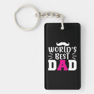 Gifts Dad World's Best Dad Key Ring