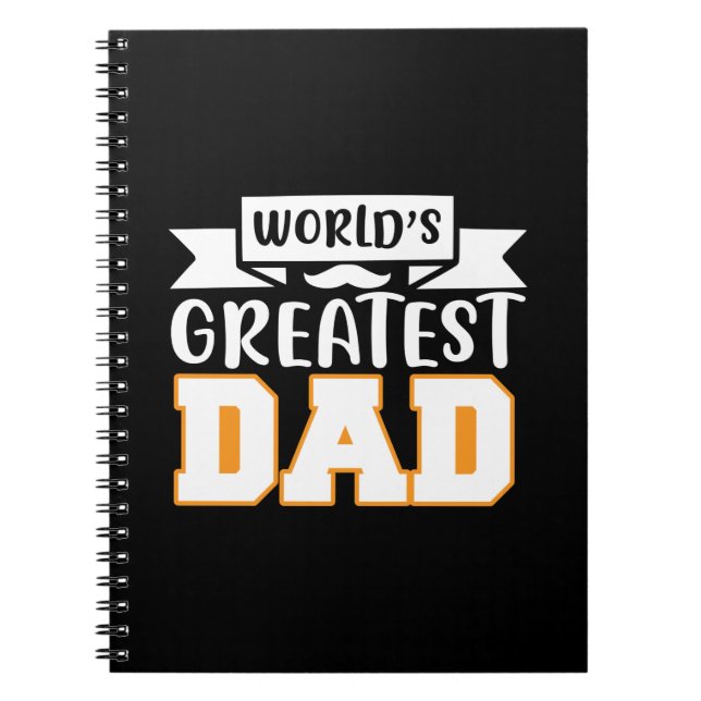 Gifts Dad | World's Greatest Dad Notebook (Front)