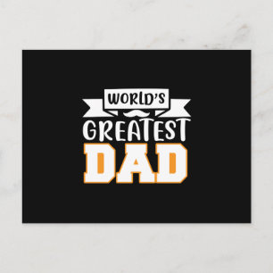 Gifts Dad   World's Greatest Dad Postcard