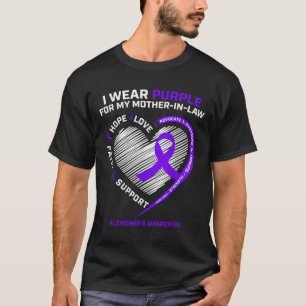 Gifts Dementia Mother In Law Purple Mum Heimers Aw T-Shirt