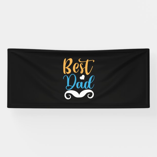 Gifts Father | Best Dad Banner (Horizontal)