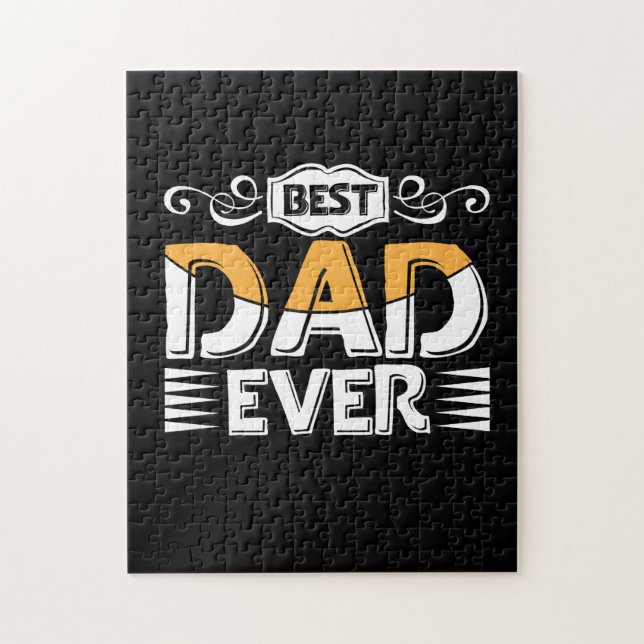 Gifts Father | Best Dad Ever Jigsaw Puzzle (Vertical)
