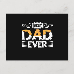 Gifts Father   Best Dad Ever Postcard
