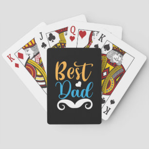 Gifts Father   Best Dad Playing Cards