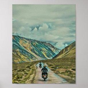 Gifts for a motorcycle rider poster