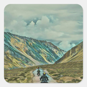Gifts for a motorcycle rider square sticker